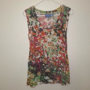 Colorful Vera Wang Tank Top